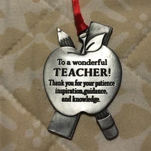 Teacher appreciation Ornaments